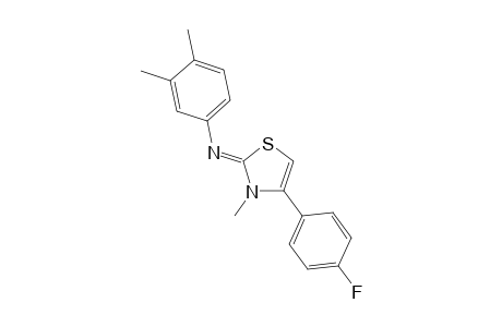 (3,4-Dimethyl-phenyl)-[4-(4-fluoro-phenyl)-3-methyl-3H-thiazol-2-ylidene]-amine