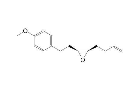 Oxirane, 2-(3-butenyl)-3-[2-(4-methoxyphenyl)ethyl]-, cis-