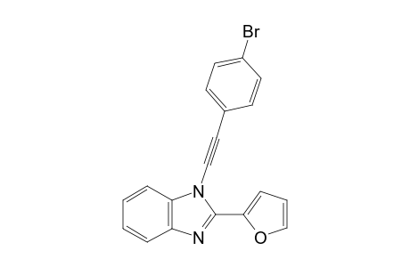 2-(2-Furanyl)-1-(2-(4-bromophenyl)ethynyl)-1H-Benzimidazole