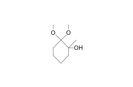 2,2-Dimethoxy-1-methyl-cyclohexanol