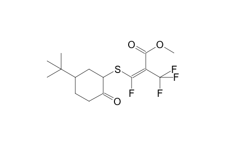 3-(5-tert-Butyl-2-oxo-cyclohexylsulfanyl)-3-fluoro-2-trifluoromethyl-acrylic acid methyl ester