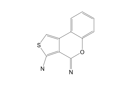 3-AMINO-4-IMINO-4H-THIENO-[3,2-C]-[1]-BENZOPYRAN