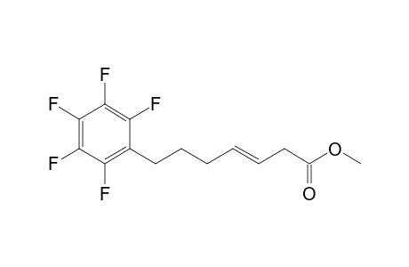 (E)-7-(2,3,4,5,6-pentafluorophenyl)-3-heptenoic acid methyl ester