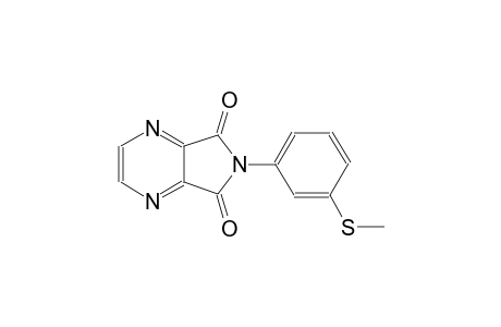 5H-pyrrolo[3,4-b]pyrazine-5,7(6H)-dione, 6-[3-(methylthio)phenyl]-