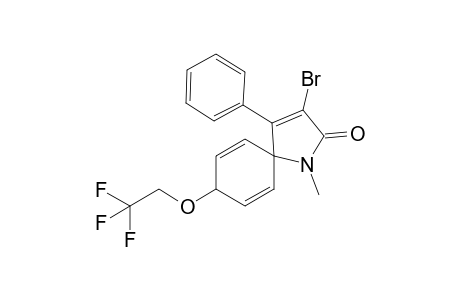 cis-3-Bromo-1-methyl-4-(phenyl)-8-(2,2,2-trifluoroethoxy)-1-azaspiro[4.5]deca-3,6,9-trien-2-one