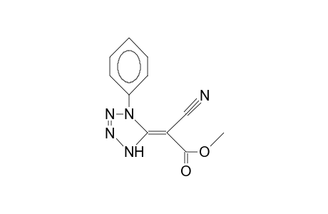 Methyl (E)-(1-phenyl-4,5-dihydro-1H-tetrazol-5-ylidene)-cyanoacetate