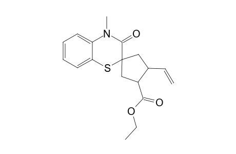 Ethyl 3,4-dihydro-4-methyl-3-oxo-4'-vinyl-1,4-benzothiazin-2-spiro-1'-cyclopenrane-3'-carboxylate isomer