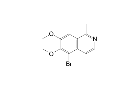 Isoquinoline, 5-bromo-6,7-dimethoxy-1-methyl-
