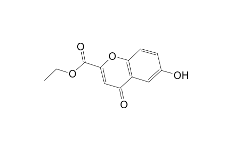4H-1-Benzopyran-2-carboxylic acid, 6-hydroxy-4-oxo-, ethyl ester