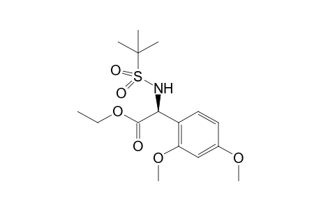 (S)-Ethyl-2-(2,4-dimethoxyphenyl)-2-(1,1-dimethylethylsulfonamido)acetate