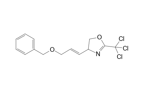 (E)-4-(3-Benzyloxyprop-1-en-1yl)-2-(trichloromethyl)-4,5-dihydro-1,3-oxazole