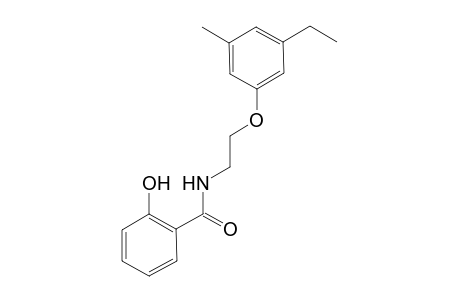 Benzamide, N-[2-(3-ethyl-5-methylphenoxy)ethyl]-2-hydroxy-
