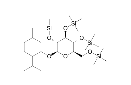 p-Menth-3-yl .beta.-D-glucopyranoside, 4tms derivative