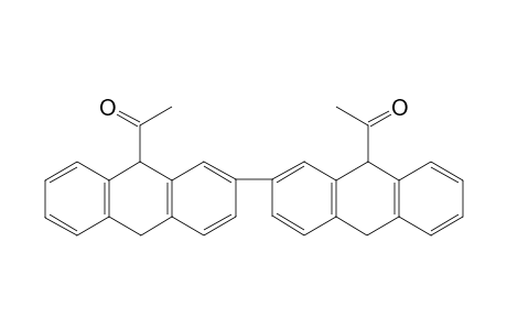 9,9'-Diacetyl-9,9',10,10'-tetrahydrodianthryl