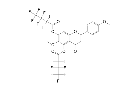 Pectolinarigenin, bis(heptafluorobutyrate)