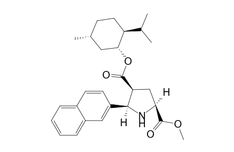 (1'R,2'S,5'R)-Menthyl r-2R-methoxycarbonyl-c-5R-(2'-naphthyl)pyrrolidine-c-4S-carboxylate
