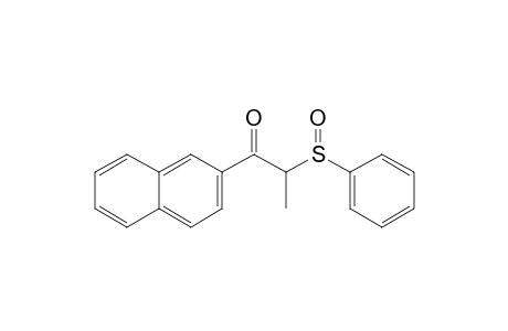 1-(2-Naphthyl)-2-(phenylsulfinyl)-1-propanone