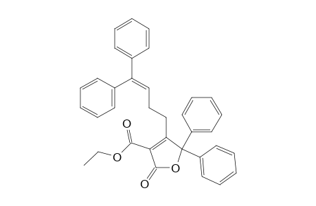2-Ethoxycarbonyl-3-(4,4-diphenyl-3-butenyl)-4,4-diphenyl-2-buten-4-olide