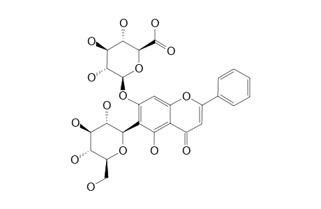 CHRYSIN-6-C-BETA-D-GLUCOPYRANOSYL-8-O-BETA-D-GLUCURONOPYRANOSIDE