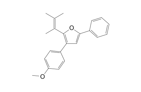 3-(4-Methoxyphenyl)-2-(3-methylbut-2-en-2-yl)-5-phenylfuran