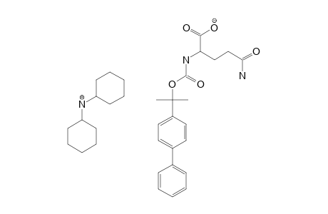N2-CARBOXY-L-GLUTAMINE, N2-(alpha,alpha-DIMETHYL-p-PHENYLBENZYL) ESTER,COMPOUND WITH DICYCLOHEXLYAMINE (1:1)