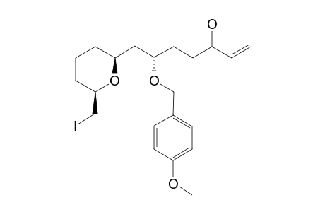 (6S)-7-[(2S,6R)-6-(iodomethyl)tetrahydropyran-2-yl]-6-(4-methoxybenzyl)oxy-hept-1-en-3-ol