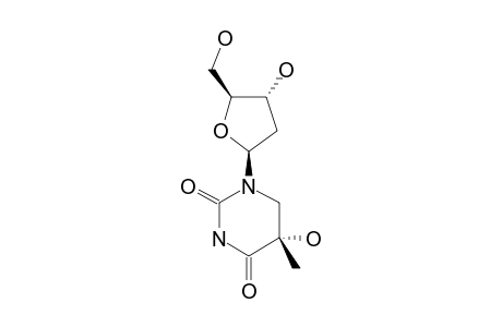 (+)-(5R)-5-HYDROXY-5,6-DIHYDROTHYMIDINE