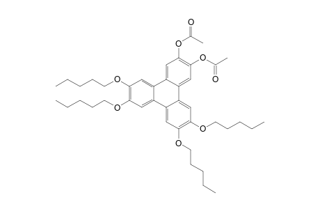 2,3-Diacetoxy-6,7,10,11-tetrapentyloxytriphenylene