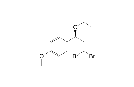 1-[(1S)-3,3-dibromo-1-ethoxy-propyl]-4-methoxy-benzene