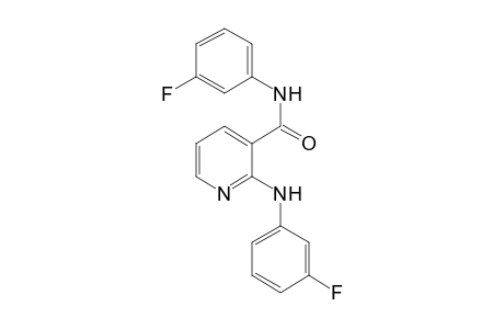 2-(3-Fluoroanilino)-N-(3-fluorophenyl)nicotinamide