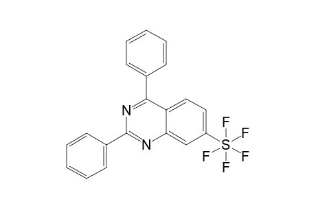 2,4-diphenyl-7-(pentafluorosulfanyl)quinazoline