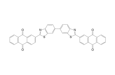 9,10-Anthracenedione, 2,2'-[6,6'-bibenzothiazole]-2,2'-diylbis-