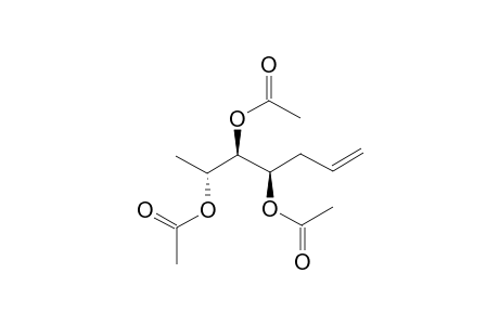 (2R,3R,4R)-Hept-6-ene-2,3,4-triyl Triacetate