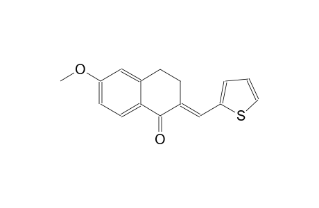 (2E)-6-methoxy-2-(2-thienylmethylene)-3,4-dihydro-1(2H)-naphthalenone