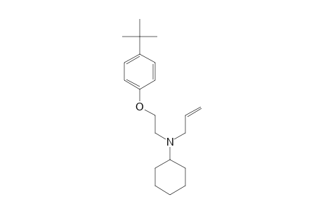 Cyclohexanamine, N-[2-[4-(1,1-dimethylethyl)phenoxy]ethyl]-N-2-propenyl-