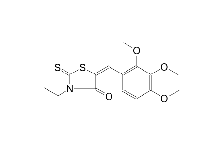 (5E)-3-ethyl-2-thioxo-5-(2,3,4-trimethoxybenzylidene)-1,3-thiazolidin-4-one