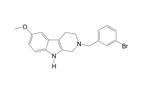 N2-(3-Bromobenzyl)-5-methoxytryptamine-A (CH2O,-H2O)