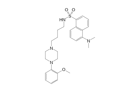 5-(Dimethylamino)-N-[4-[4-(2-methoxyphenyl)piperazin-1-yl]butyl]-1-naphthalenesulfonamide