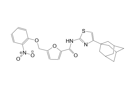 N-[4-(1-adamantyl)-1,3-thiazol-2-yl]-5-[(2-nitrophenoxy)methyl]-2-furamide