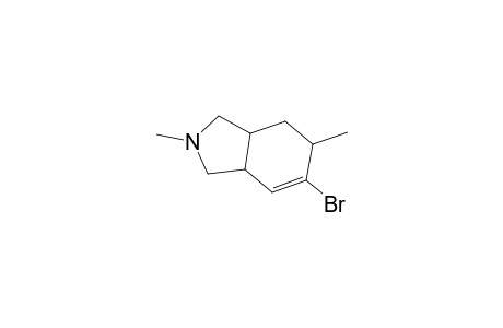 4-Bromo-2,2a,6,6a,7-pentahydro-1,5-dimethylisoindole