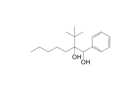 2-(t-Butyl)-1-phenylheptane-1,2-diol