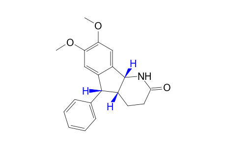 cis-4a,5,cis-4a,9b-7,8-dimethoxy-5-phenyl-4,4a,5,9b-tetrahydro-1H-indeno[1,2-b]pyridin-2(3H)-one
