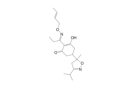 2-Cyclohexen-1-one, 2-[1-[(2-butenyloxy)imino]propyl]-5-[4,5-dihydro-5-methyl-3-(1-methylethyl)-5-isoxazolyl]-3-hydroxy-