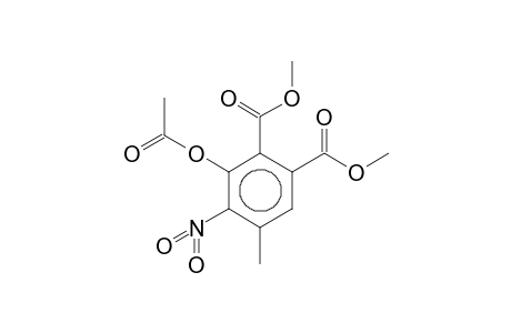 3-Acetoxy-5-methyl-4-nitro-phthalic acid, dimethyl ester