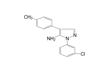 5-AMINO-1-(m-CHLOROPHENYL)-4-p-TOLYLPYRAZOLE