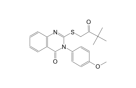4(3H)-quinazolinone, 2-[(3,3-dimethyl-2-oxobutyl)thio]-3-(4-methoxyphenyl)-