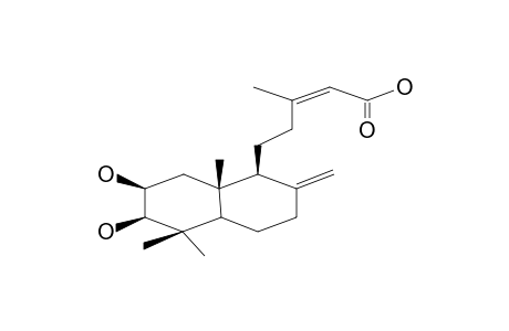2B,3B-DIHYDROXYLABDA-8(17),13Z-DIEN-15-OIC ACID
