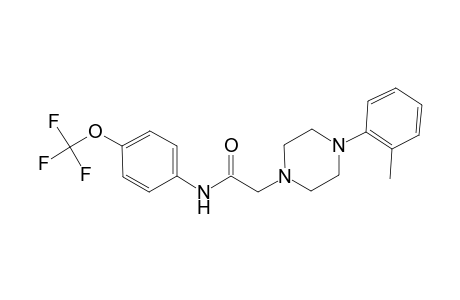 2-(4-O-Tolyl-piperazin-1-yl)-N-(4-trifluoromethoxy-phenyl)-acetamide