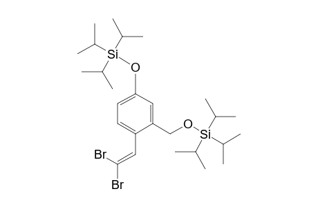 1-(2,2-Dibromovinyl)-4-triisopropylsilyloxy-2-triisopropylsilyloxymethylbenzene