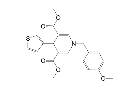 3,5-pyridinedicarboxylic acid, 1,4-dihydro-1-[(4-methoxyphenyl)methyl]-4-(3-thienyl)-, dimethyl ester